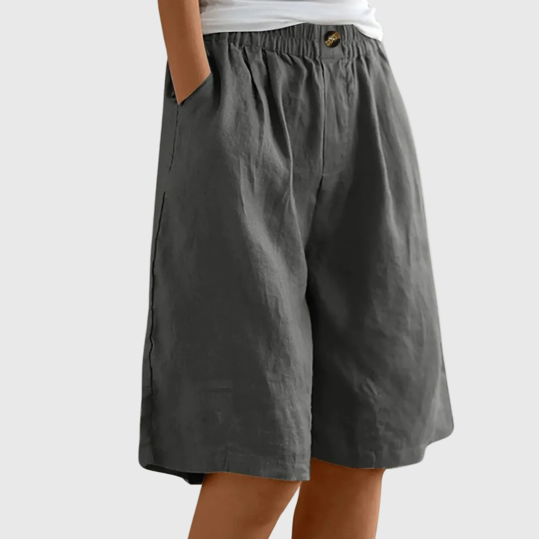 Marie – Löst sittande shorts med resår i midjan