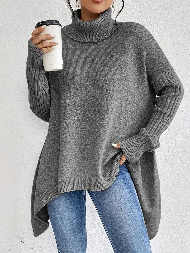 Den mysiga lyxiga oversized turtlenecken