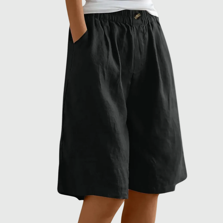 Marie – Löst sittande shorts med resår i midjan