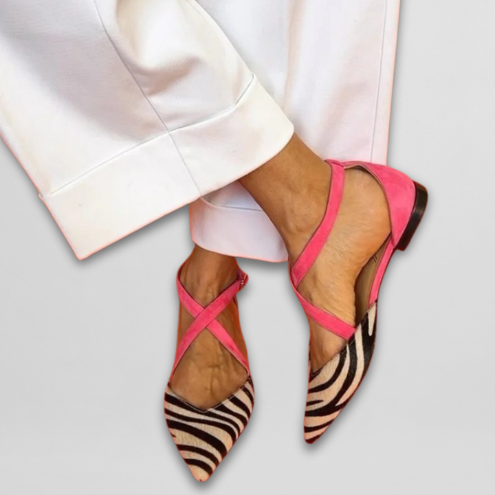 Ballerinaskor med slingback och spets – elegant remdesign för vardagselegans