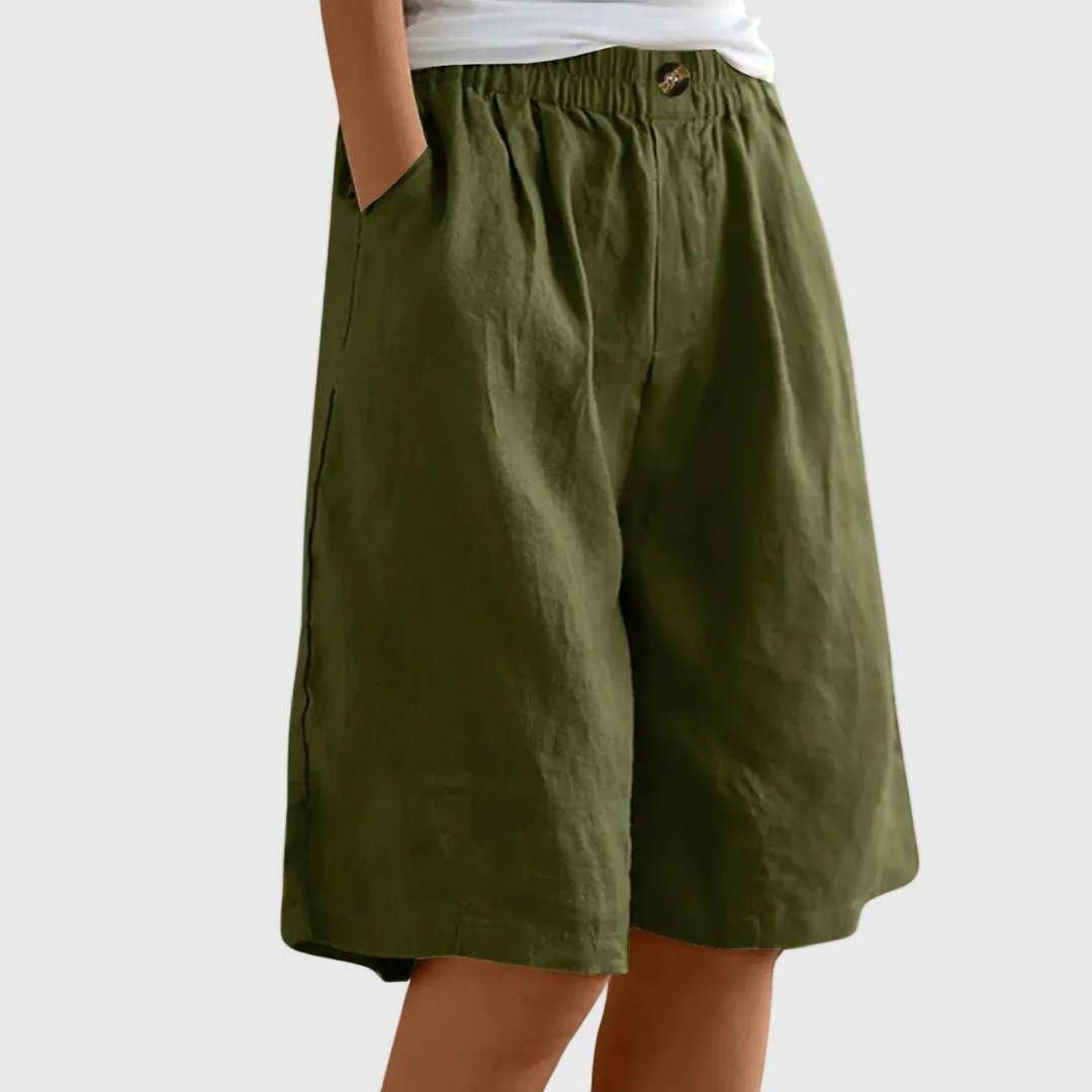 Marie – Löst sittande shorts med resår i midjan