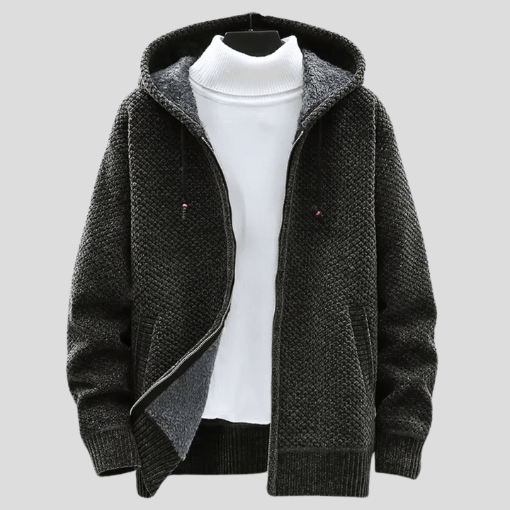 Oliver stickad hoodie