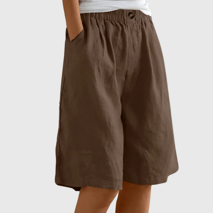 Marie – Löst sittande shorts med resår i midjan