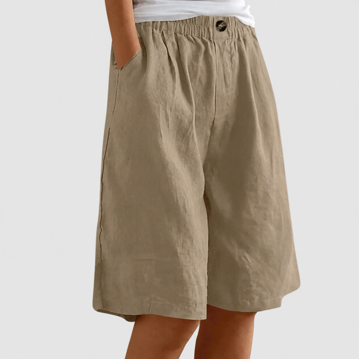 Marie – Löst sittande shorts med resår i midjan