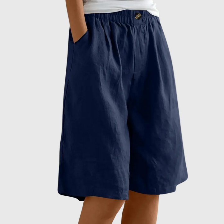 Marie – Löst sittande shorts med resår i midjan