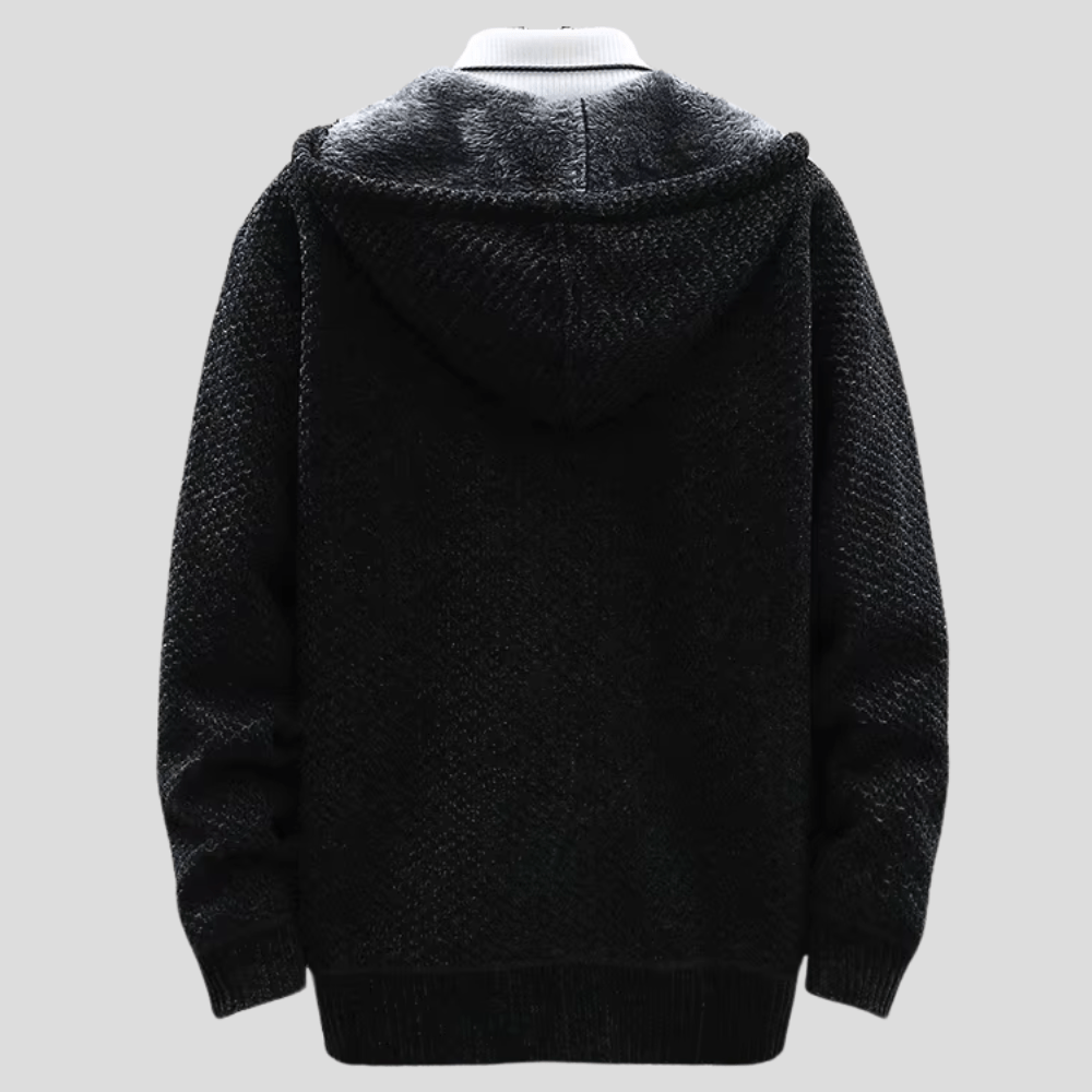 Oliver stickad hoodie