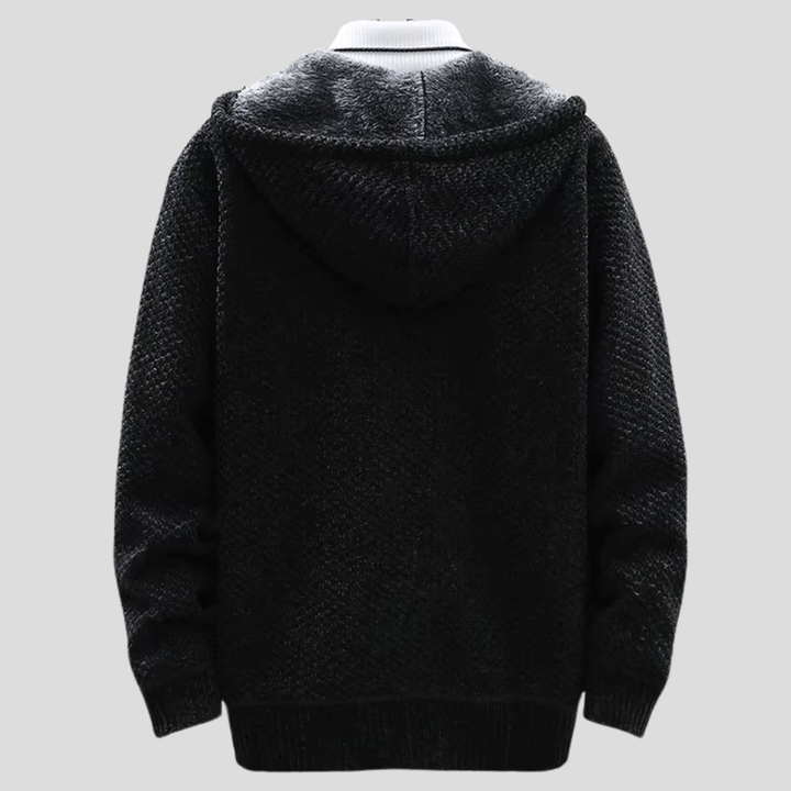 Oliver stickad hoodie