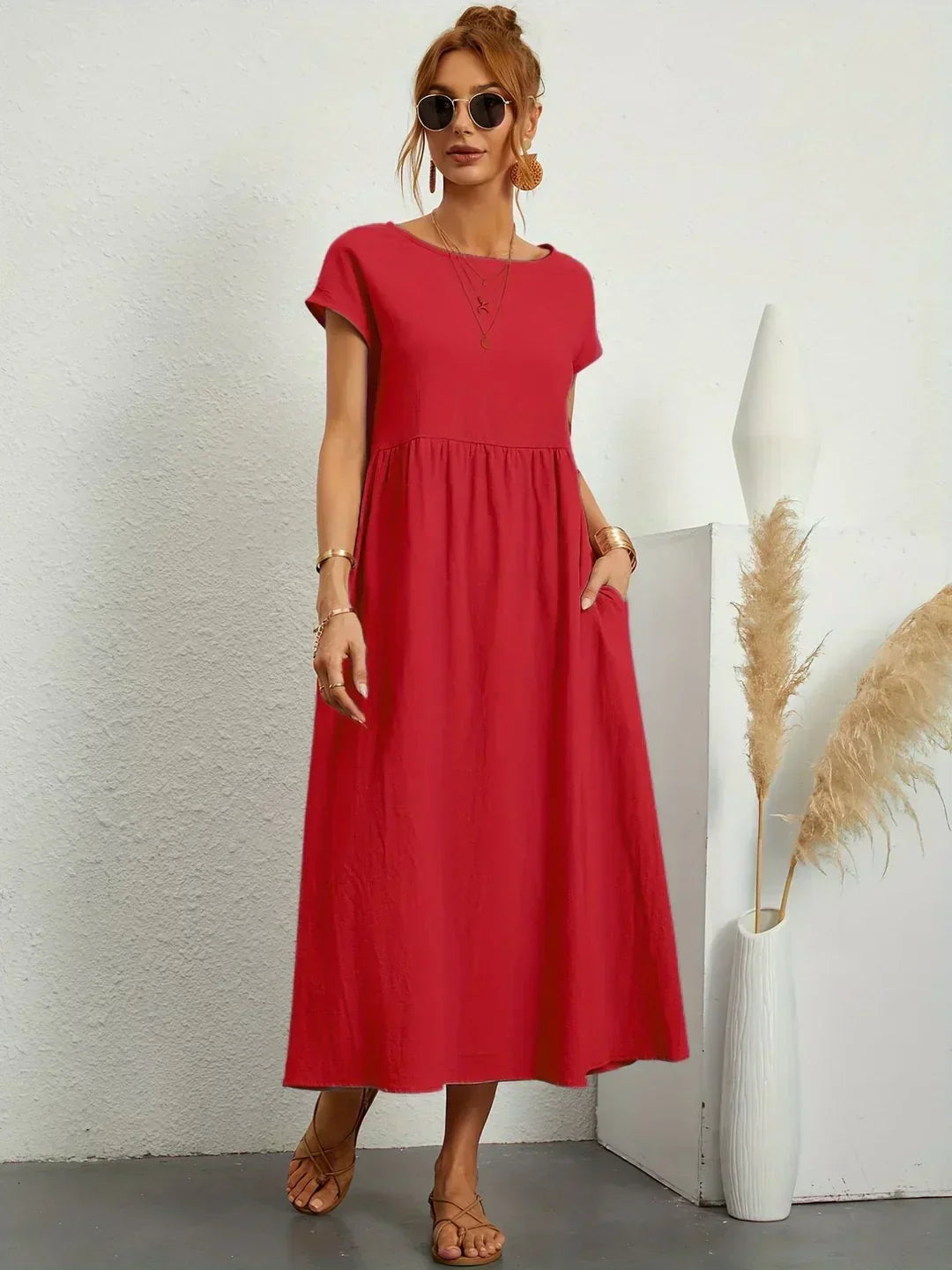 Sofia – Een elegante jurk met een eenvoudige snit