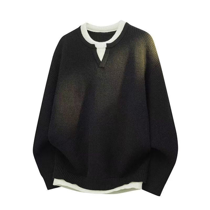 NordKnit™ – Minimalistisk herrtröja med modern krage