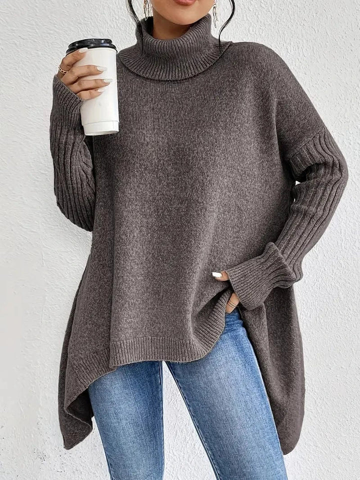 Den mysiga lyxiga oversized turtlenecken