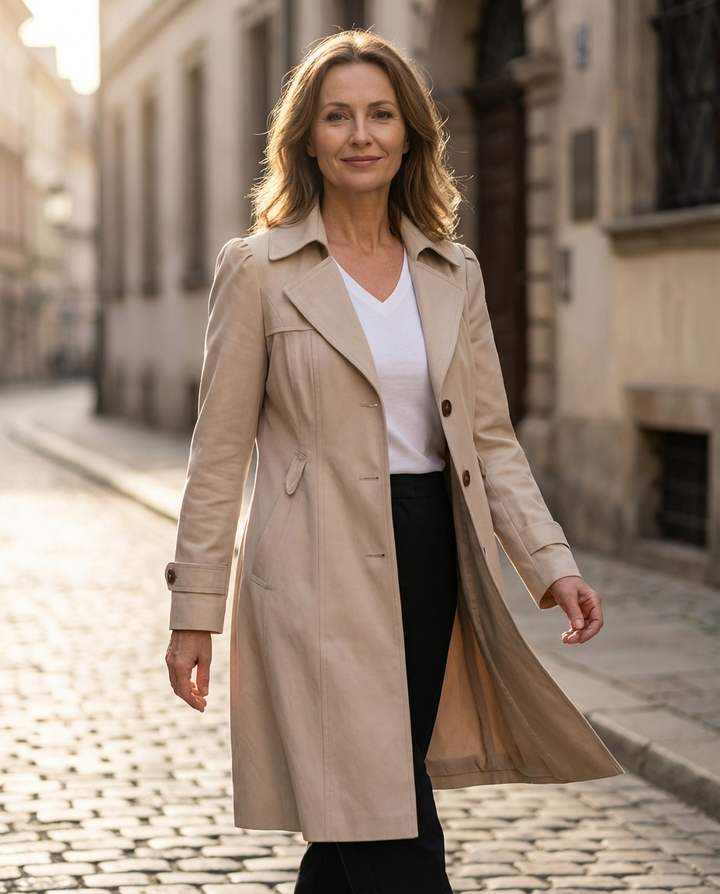 Caterina™ | Elegant vintage-överrock
