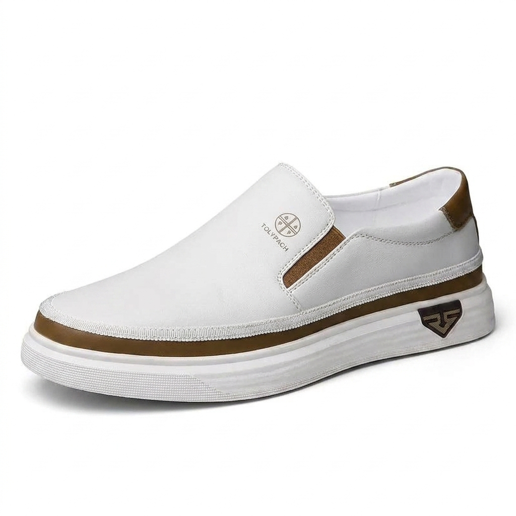 Velara – Slip-on-sneakers för herrar i läder