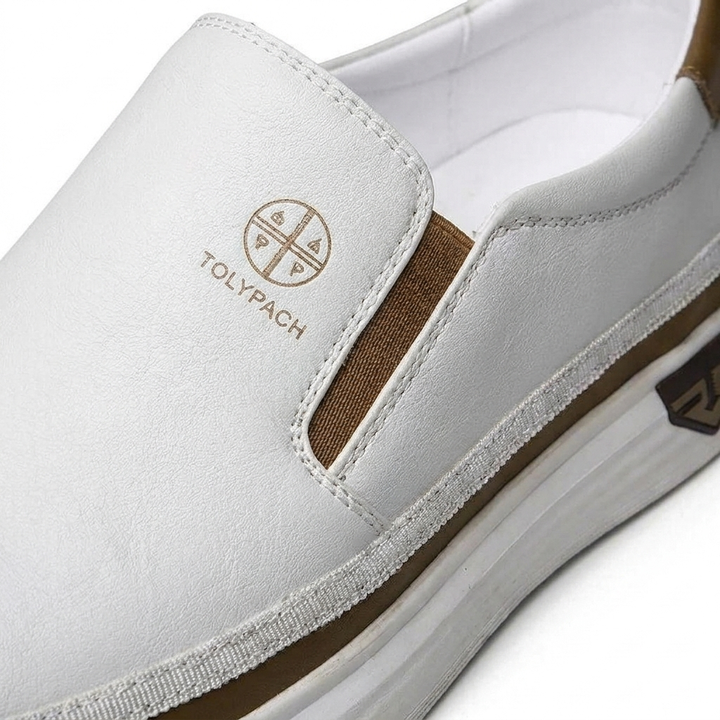 Velara – Slip-on-sneakers för herrar i läder