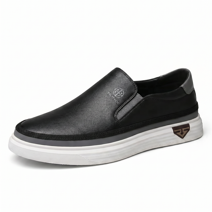 Velara – Slip-on-sneakers för herrar i läder
